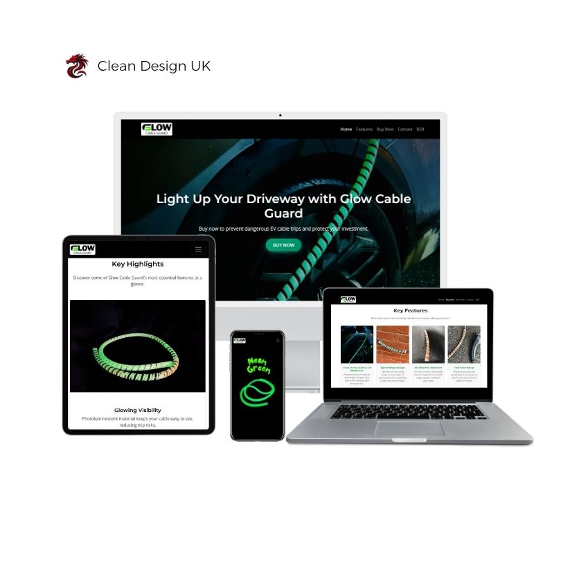 Clean product page layout with fast mobile performance