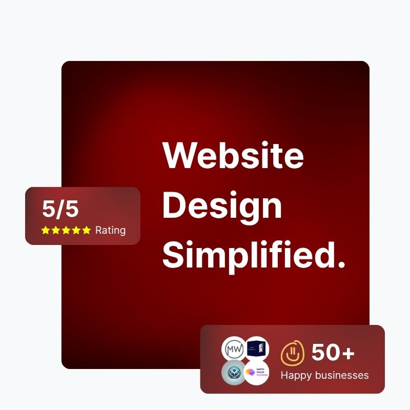 Responsive website designs displayed on multiple devices