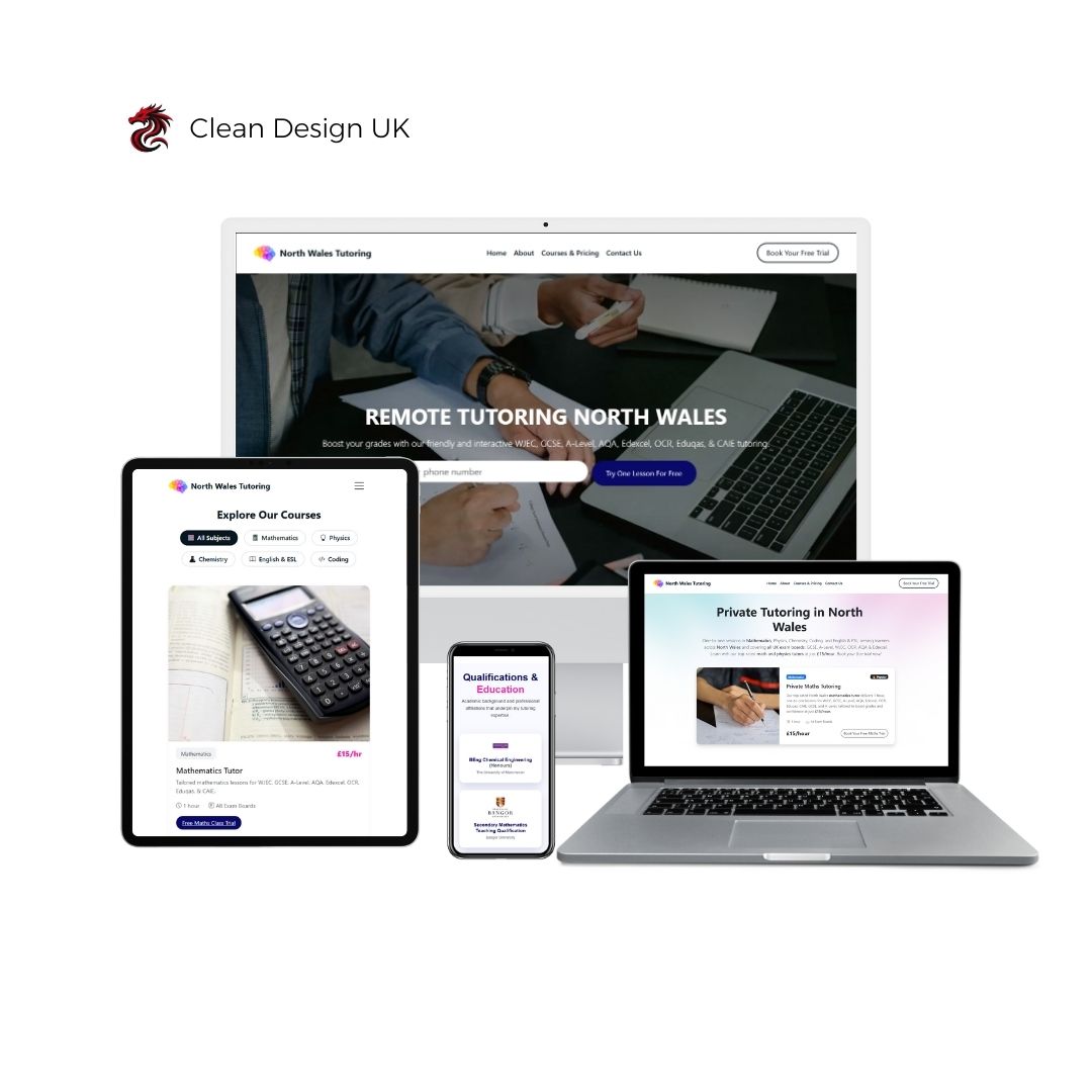 Website designer for small business in Anglesey